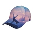 thumbnail image 1 of Balery Night Sky Elk Gorra de béisbol de tamaño ajustable para correr, entrenar y actividades al aire libre. Gorra de papá para todas las estaciones., 1 of 6