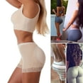 thumbnail image 5 of Women Seamless Butt Lifter Padded Butt Hip Enhancer Body Shaper Control Panties Underwear Boyshorts, 5 of 7