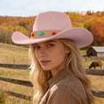 thumbnail image 2 of Chapeau de Cowboy Style Western pour Usage Quotidien à la Maison avec Design Classique et Attrait Intemporel, 2 of 5