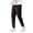 Black, variant on Hauaitttt Mens Guard Pants Loose Ice Silk Solid Sports Leggings Flat Front Pants Mens Big and Tall Little Fuzzy Mens Scrub Pants with Pockets Trousers Men 10 M Loose Pants with 6 Men Men's Open Leg