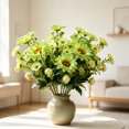 thumbnail image 1 of MTBLYS Ramo artificial de girasoles y crisantemos|arreglo floral de seda sintética para decoración del hogar|interior|exterior|patio|porche|jardín|centro de mesa|40 cm de altura|tallo de plástico, 1 of 6