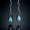 #6, variant on Fashion Women Dangle Drop Earrings Silver Blue Zirconia Wedding Delicate Jewelry A Pair-#9