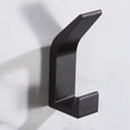 thumbnail image 2 of Gancho sin taladrar, colgador impermeable para montar en la pared, albornoz de baño, estante autoadhesivo para puerta, soporte colgante para dormitorio, sala de estar, negro Inevent HA010045-02, 2 of 6