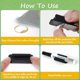 thumbnail image 5 of high quality10pcs Pen Holder For Desk, Adhesive Pen Holder For Classroom Clipboard, Silicone Pencil Holder & Marker Holder For Desk Organizer, 5 of 5