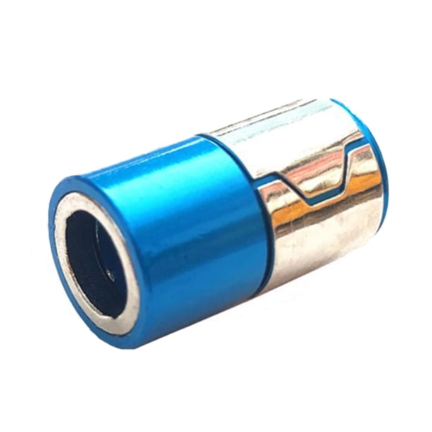 Speravity Punta de destornillador de acero inoxidable, resistente al desgaste, superficie lisa, anillo universal, destornillador extraíble, Herramientas y ferretería Azul claro universal