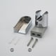 thumbnail image 4 of 1 pieza (plata) Soporte para cabezal de ducha, montaje en pared, soporte para barra de ducha, soporte para brazo de ducha ajustable, hecho de ABS, cromo pulido, 4 of 5
