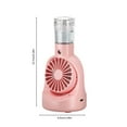 thumbnail image 3 of UttpKLBx Powerful Handheld Fan Cool Air Fan Usb Rechargeable Tabletop Fan Small Desk Fan Battery Operated, Space Cooler for Bedroom (Pink), 3 of 8