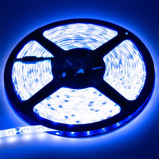16,4 Pi 300 LEDs Lumière SMD3528 Marche-Arrêt Interrupteur Control Kit 110V Plug LED Bande d'Éclairage&44; Bleu