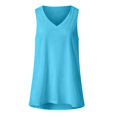thumbnail image 2 of Tank Tops for Women 2026 Trendy Fashion Gradient Shirts Casual Sleeveless V Neck Blouse Summer Loose Fit Tees, 2 of 6