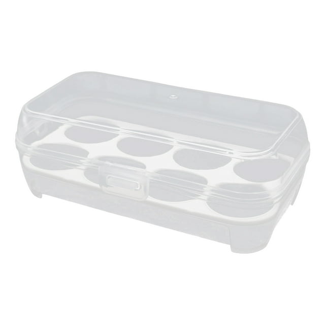 Contenant Porte-Oeufs pour Conservation des Aliments pour Réfrigérateur, Camping, Pique-Nique, Voyage, Cuisine et Usage Extérieur - Conception Antichoc Qui Garde les Oeufs et la Fraîcheur