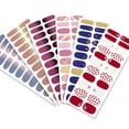thumbnail image 5 of 22Posts Nail Art Stickers UV Gel Polish Nail Wraps Strips Full Cover Colorful Nail Polish Stickers Decals Manicure Tool, 5 of 21