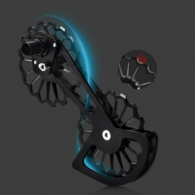 Road MTB Bike Rear Derailleur Pulley Bicycle Bicycle Aluminum Alloy Guide Wheel Outdoor Biking Replacement for Shimano R6700 R6770 R6800 R6870 SD3