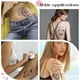 thumbnail image 5 of 20 estilos de tatuajes temporales de flores, florales, animales, negros, removibles, de papel, resistentes al agua, de larga duración, para maquillaje., 5 of 9