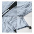 thumbnail image 5 of GrmtClth Rash Guard for Men Full Zip Long Sleeve Uv Sun Hoodie Zip Up Lightweight Quick Dry Hiking Fishing Athletic Jackets Workout Coat with Pockets Blue XXXL, 5 of 6