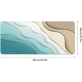 thumbnail image 3 of Blue Abstract Beach Mouse Pad Large Gaming Mouse Pad Summer Sea Ocean Non-Slip Desk Pad Keyboard and Mouse Desk Mat for Gamer, Office & Home, 31.5 x 15.7 in, 3 of 6