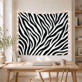 thumbnail image 5 of Zebra Stripes in Sweeping Curves, Dramatic Abstract for Animal Lovers, Monochrome Wall Art, Housewarming Gift, Tapestry Wall Hanging for Bedroom and Living Room, 5 of 7