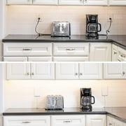 Sleek Socket Wall Outlet Concealer with 3 ft Extension Cord with Multiple Outlets