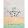 thumbnail image 3 of ArtsyQuotes 15x18 Black Modern Framed Museum Art Print Titled - Claude M. Bristol Quote: You Can Do It, 3 of 5
