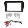 thumbnail image 2 of Black Car Radio Fascia Panel for 3 2003-2009, 9 Inch 2 Din Car Stereo Radio Fascia, Navigation Radio Bezel Dash Panel Face Plate Audio Panel Frame, 2 of 7