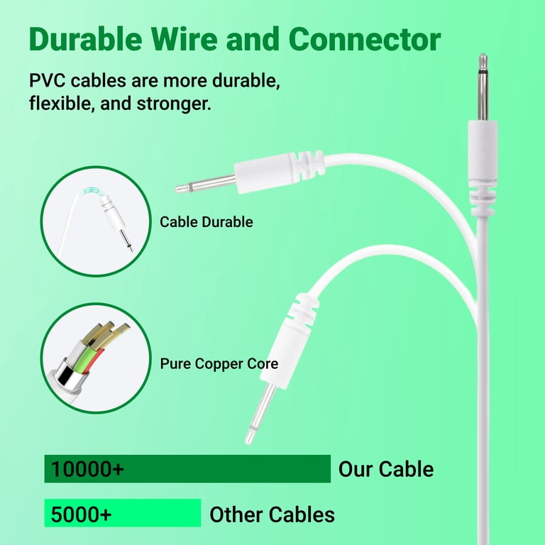 FITE ON 3.3ft White USB Vibrator Cable Cord Compatible with Rechargeable  Adult Toys Vibrators Charger - Walmart.com