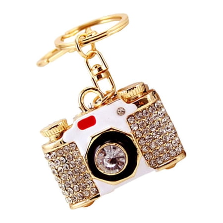 HONMEET Creative Keychain Camera Multi Color Gift for Bag and Key 1Pc