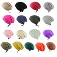 thumbnail image 4 of Qarigey Gorro de lana Unisex, gorros informales de temporada, accesorios de moda para la cabeza, gorro de punto de Color sólido, rojo vino Sombreros Rosa roja Qarigey AP010974-05B, 4 of 6
