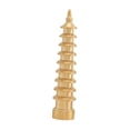 thumbnail image 3 of Estatua Feng Shui de latón de 9 niveles, pequeña, coleccionable, de colección. Letras inferiores, 3 of 9