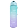 thumbnail image 2 of D-GROEE 750ml Sports Water Bottles,Portable Wide Mouth Bottle Leakproof Plastic Space Cup Travel Mugs with Straw for Outdoor Sports, 2 of 8