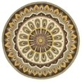 thumbnail image 1 of LR Resources DAZZL54027BRW60RD Tapis Rond Ébloui de 6 Pieds&44; Brun, 1 of 1