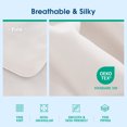 thumbnail image 6 of Cooling Comforter Twin Size Cool-Touch Design on Both Sides Soft Breathable,Lightweight Cool Blanket for Hot Sleepers and Night Sweats（ Ivory 68" x90” ）, 6 of 6