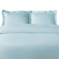 thumbnail image 2 of BNM 300 TC Rayon From Bamboo Duvet Cover Set, Full/ Queen, Light Blue, 2 of 5