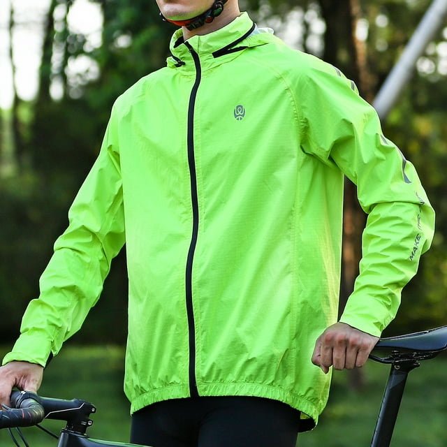 WEST BIKING Outdoor Jacket Windproof Sports Cycling Casual Coat for Men Women, Green L
