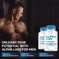 thumbnail image 2 of (5 Pack) Alpha Labs for Men Capsules, AlphaLabs Vitamin Complex Pills, Alpha Labs Official Formula, LabsAlpha Para Hombres Dietary Supplement, All Natural Support Formula Reviews (300 Capsules), 2 of 6