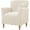Waffle-beige, variant on ATJIA Armchair Slipcover with Arms Stretch Chair Covers for Living Room Soft Anti Slip Dog Pet Friendly Furniture Protector