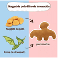 thumbnail image 2 of Juguete De Peluche Dinosaur Chicken Nugget, Cafe, 2 of 5