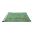 thumbnail image 2 of Ahgly Company Machine Washable Indoor Rectangle Abstract Turquoise Blue Contemporary Area Rugs, 5' x 8', 2 of 4