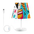 thumbnail image 2 of Colorful Drink Ice Cream LED Desk Lamp Table Lamp USB Bedside Nightstand Small Lamp for Bedroom Living Room Kids Room, 2 of 8