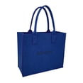thumbnail image 4 of Bolso de mano de fieltro, resistente, de gran capacidad, con asa superior, bolso de compras con parte superior abierta 40cmx30cmx13cm jinwen  Bolso de fieltro, 4 of 8