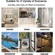 thumbnail image 2 of 2 Pack Modular Interlocking Cushion Rubber Mat Floor Tile Mats Drain Pool Patio Balcony Yard Pet Area Washer Pad, 2 of 5