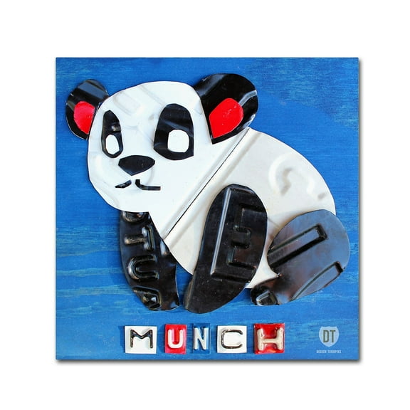 Trademark Fine Art 'Munch the Panda' Canvas Art by Design Turnpike
