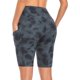 thumbnail image 5 of Gibobby Pantalones de Casuales Pantalones de bolsillo Yoga Short Yoga Mujer Cintura estampada Running High Sport Training Pants(Gris， M), 5 of 5