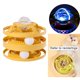 thumbnail image 3 of Juguete para , juguetes para , torre de 3 niveles, juguete interactivo para de gato para de interior, de ejercicios y - AMARILLO Colco tocadiscos gato, 3 of 8