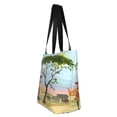 thumbnail image 3 of Kdxio African Women in Mountain Landscape Women Reusable Grocery Bags Foldable Ripstop,Reusable Shopping Bags for Shopping,Gym,Gift, 3 of 7
