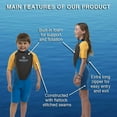 thumbnail image 4 of Airtime Watertime 2mm Floater Kid's Springsuit Wetsuit, 4 of 4