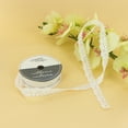 thumbnail image 3 of UNIQUE CREATIV Looped Lace Ribbon blanc 19 mm (0.75 in) × 2.74 m (¾ in × 3 yd), 2.74 m (9 ft), 3 of 4