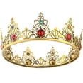 thumbnail image 1 of Shisuyan Cosplay King Crown Decorative Alloy Crown for Men Performance Costume Accessory 1Set, 1 of 8