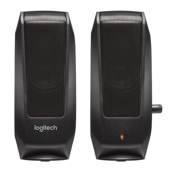 Logitech S120 Desktop Speaker System, Black
