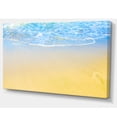 thumbnail image 2 of Smooth Sea Surf over Blue Waters - Seashore Canvas Art Print, 2 of 3