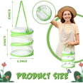 thumbnail image 3 of 4 Pack Butterfly Habitat Cage Clear Mesh Mini Butterfly Net Habitat Container, Terrarium Pop up(5.5 x 7.1 Inch), 3 of 7