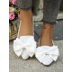 thumbnail image 4 of New Arrival Women's Outdoor Pointed Toe Shallow Mouth Flat Shoes With Butterfly Knot, Rose Medium Washed Cloth Soft Sole Work, Driving Loafers, 4 of 4